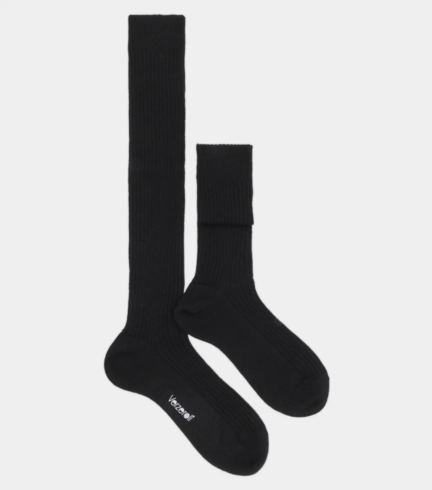 AOSTA - Calza Donna lunga 90% Lana a Coste fini | Verzeroli