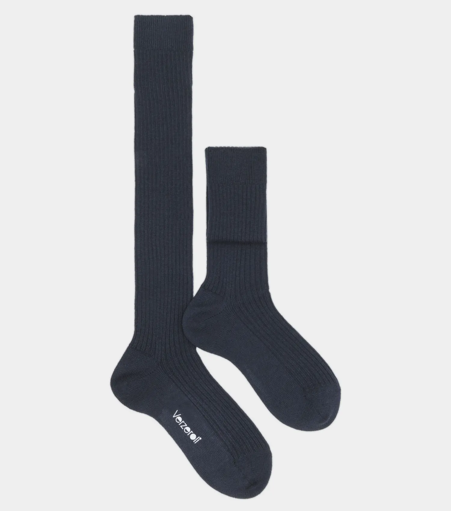 AOSTA - Calza Donna lunga 90% Lana a Coste fini | Verzeroli