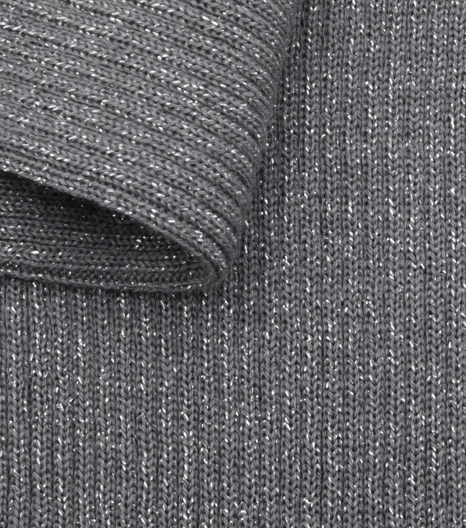 Calza da donna in lana e lurex Made in Italy, brillante, elegante e morbida, perfetta per qualsiasi occasione