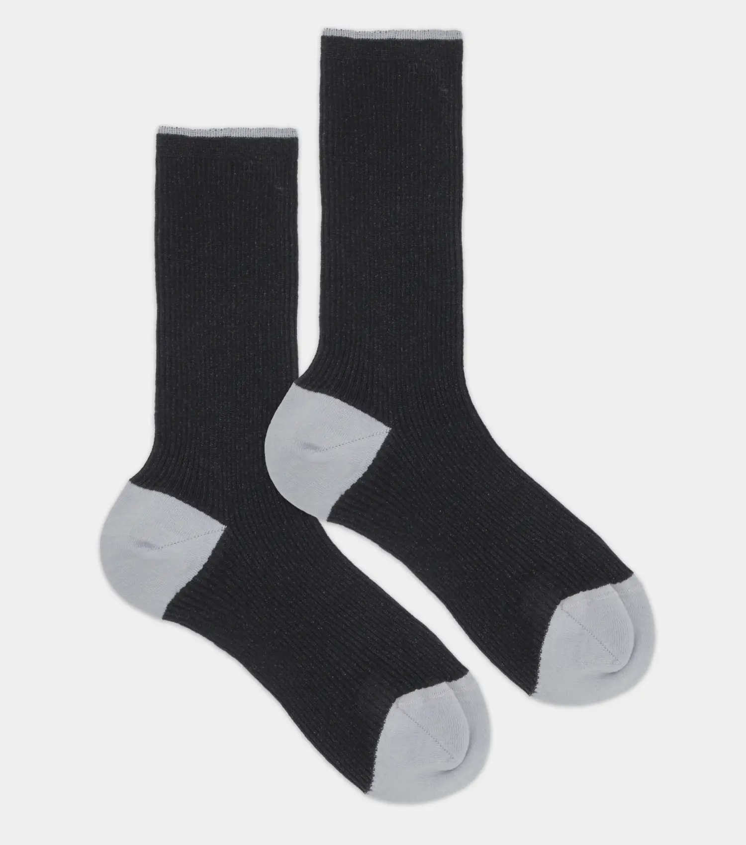 Calza da donna in lana e lurex Made in Italy, brillante, elegante e morbida, perfetta per qualsiasi occasione