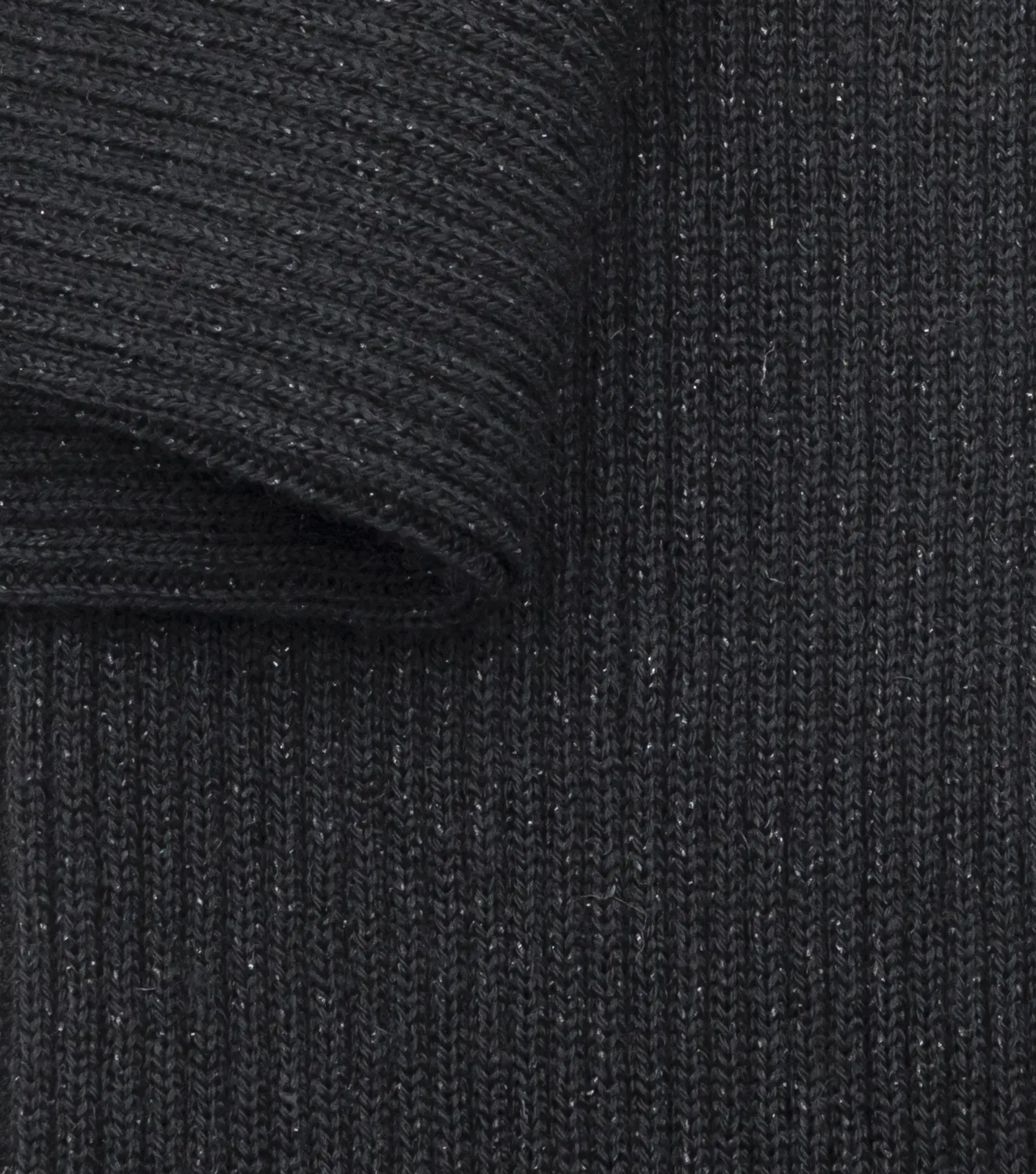 Calza da donna in lana e lurex Made in Italy, brillante, elegante e morbida, perfetta per qualsiasi occasione