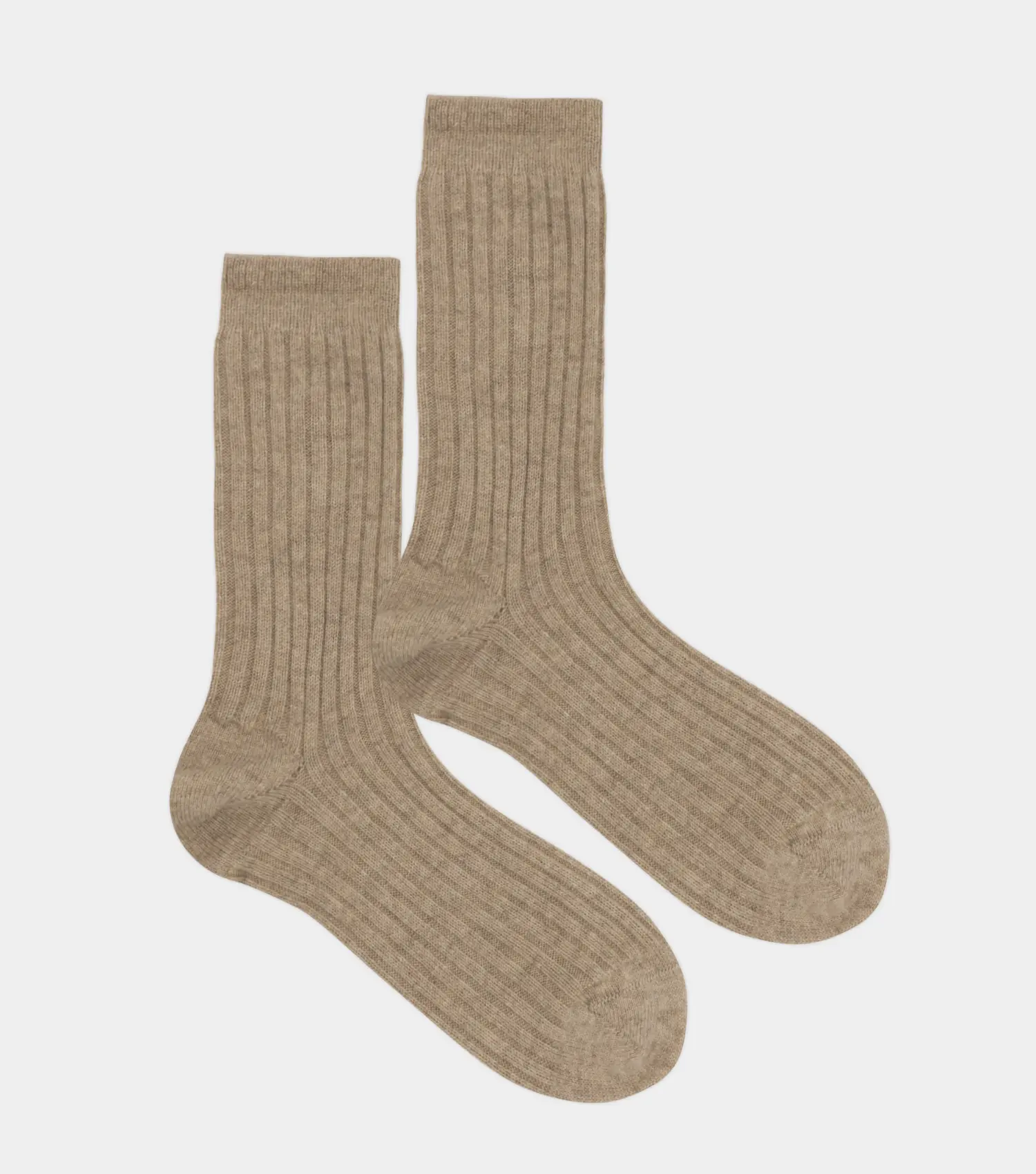 Calze in cashmere 2.0 90% Donna Verzeroli, eleganza midi beige e marrone, morbidezza e comfort per ogni occasione.