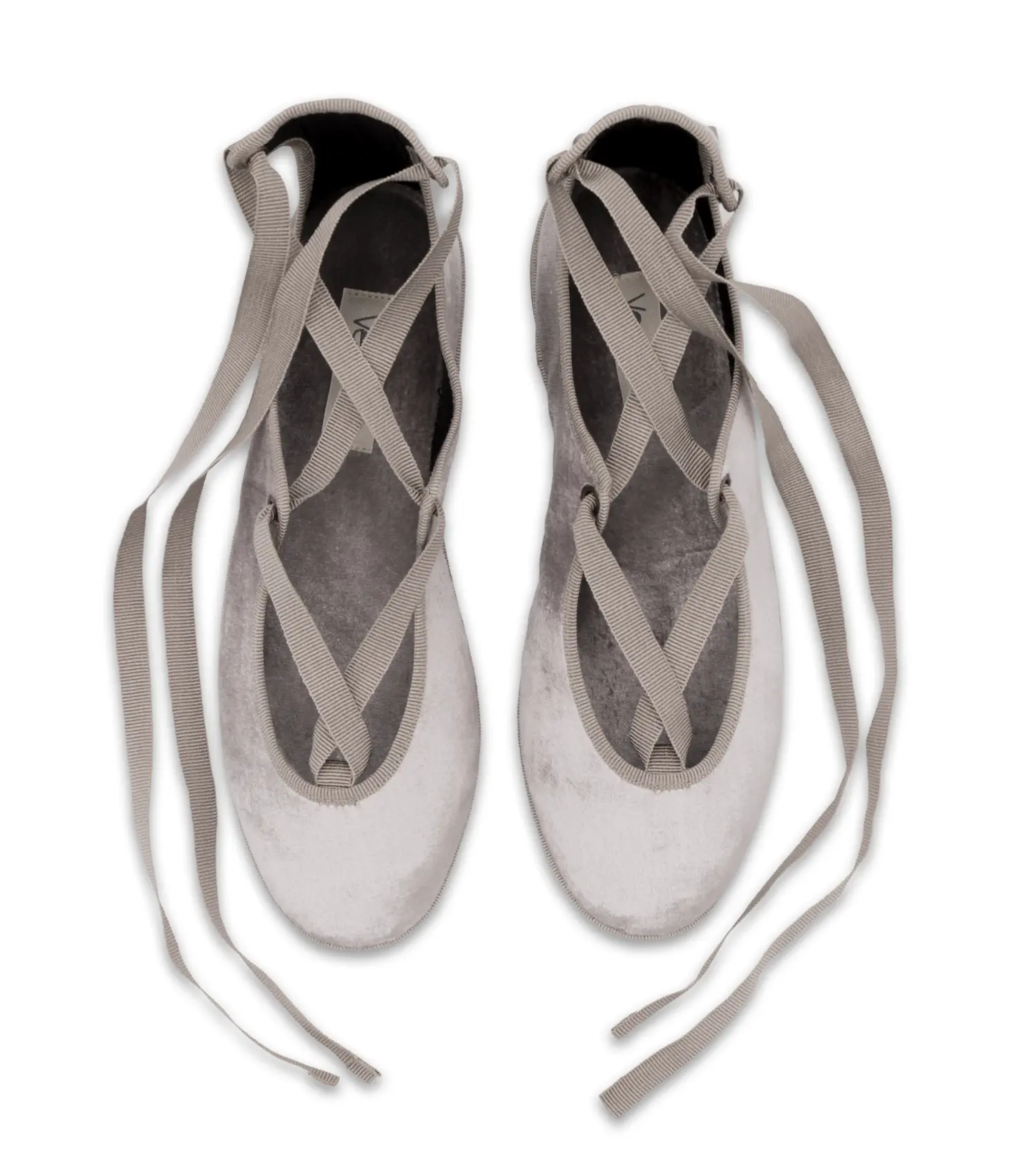 DEGAS – Friulana in velluto di seta con lacci alla caviglia