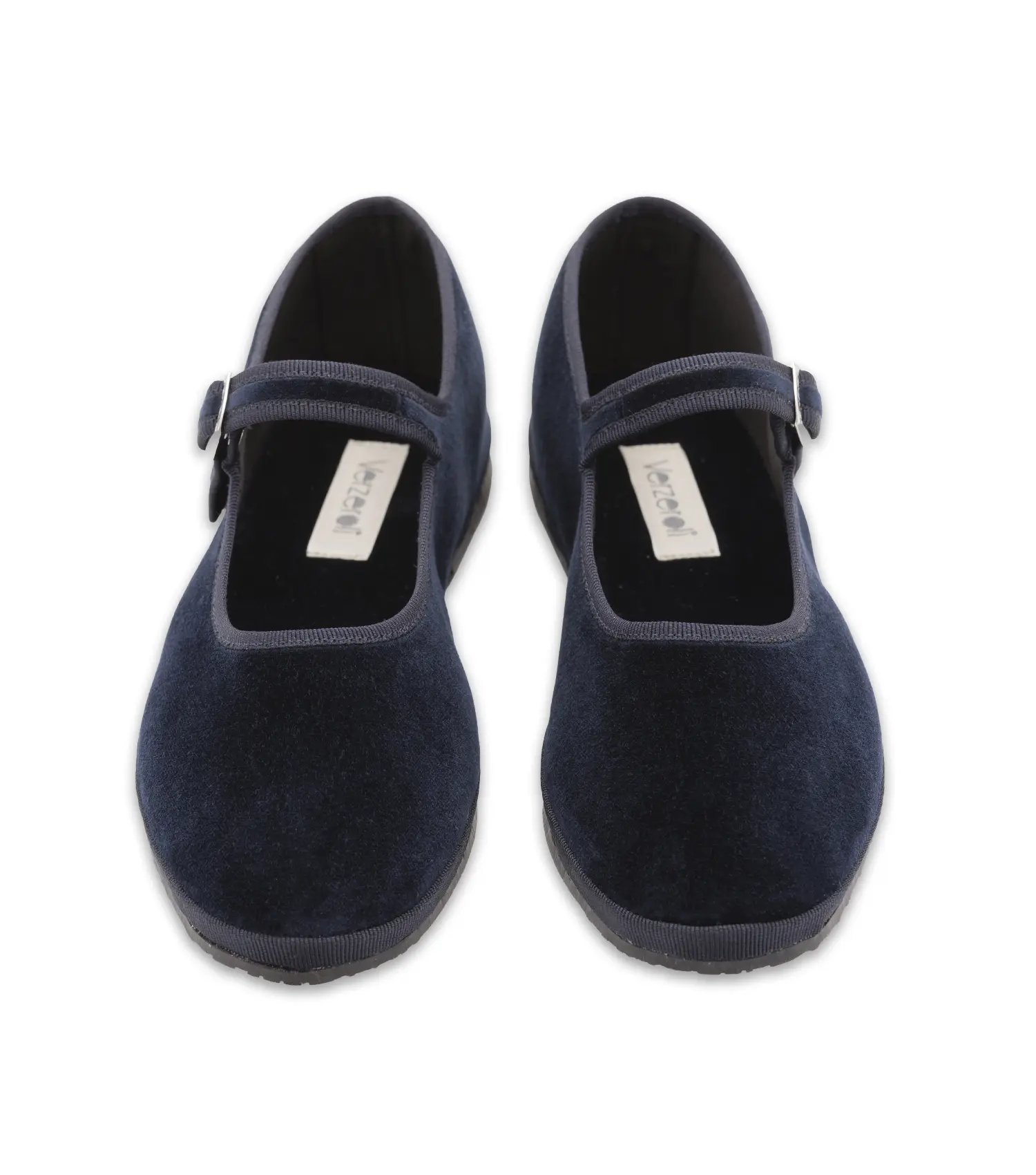 ICON BEBÈ - Friulane Mary Jane in Velluto di Cotone