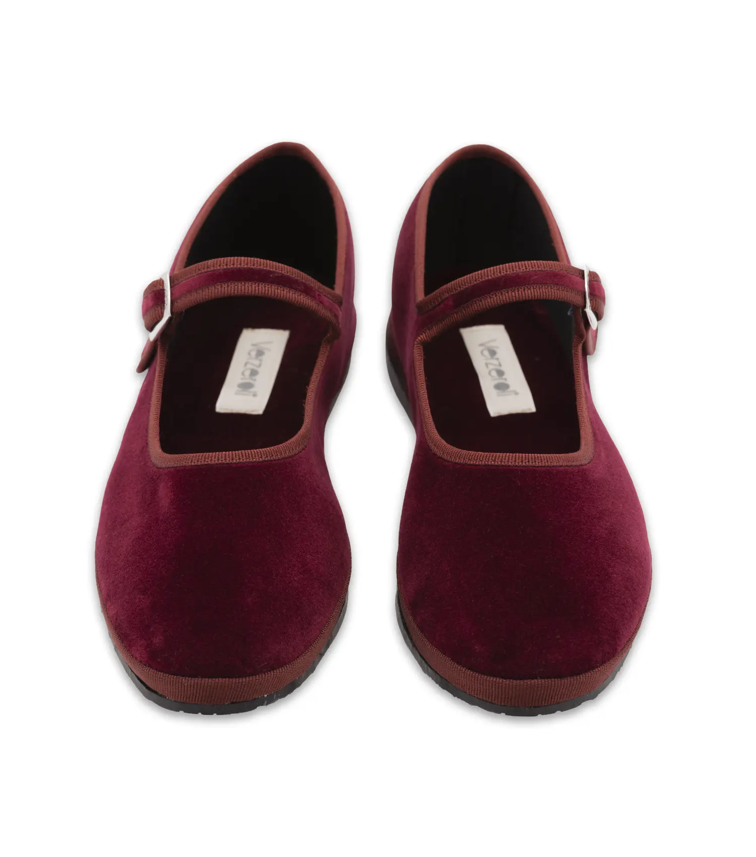 ICON BEBÈ - Friulane Mary Jane in Velluto di Cotone