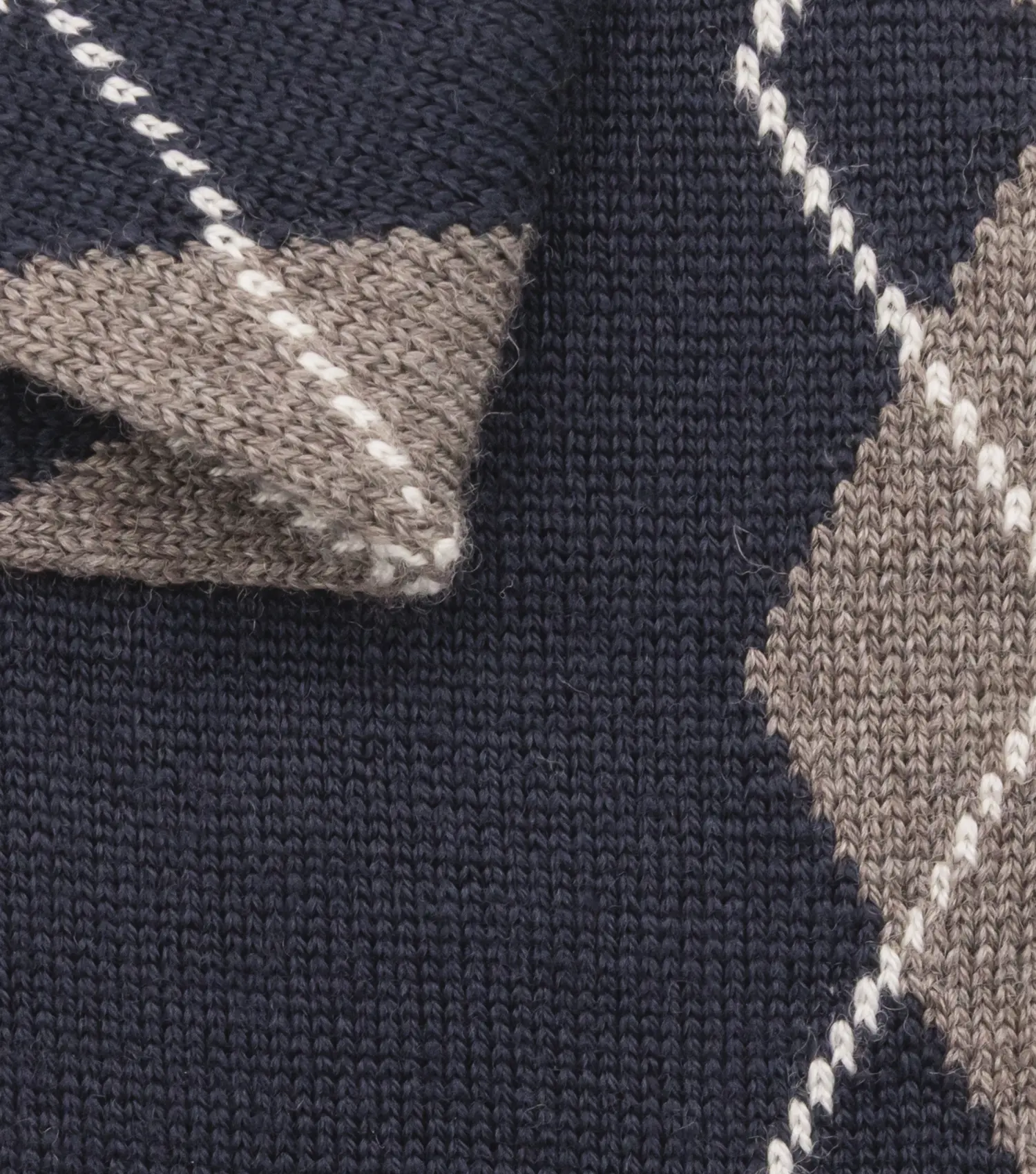 LEILA 3/4 - Calza donna in 90% lana fantasia rombi | Verzeroli