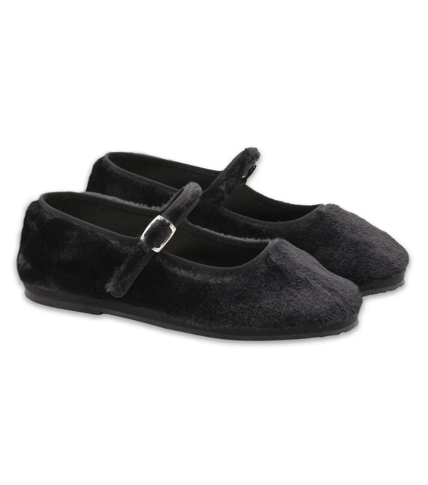 NINA BEBÈ - Friulane Mary Jane in eco pelliccia liscia