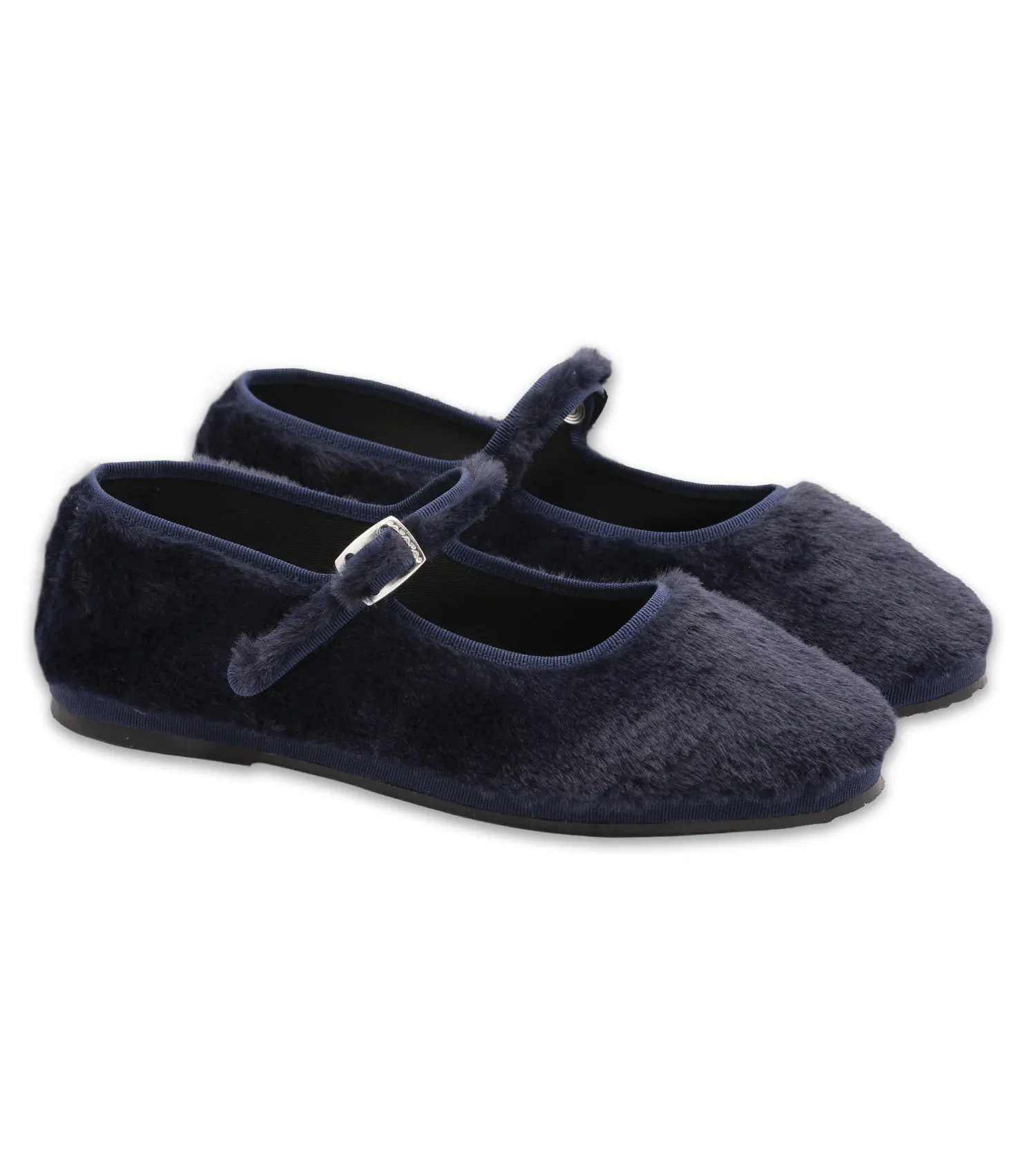 NINA BEBÈ - Friulane Mary Jane in eco pelliccia liscia