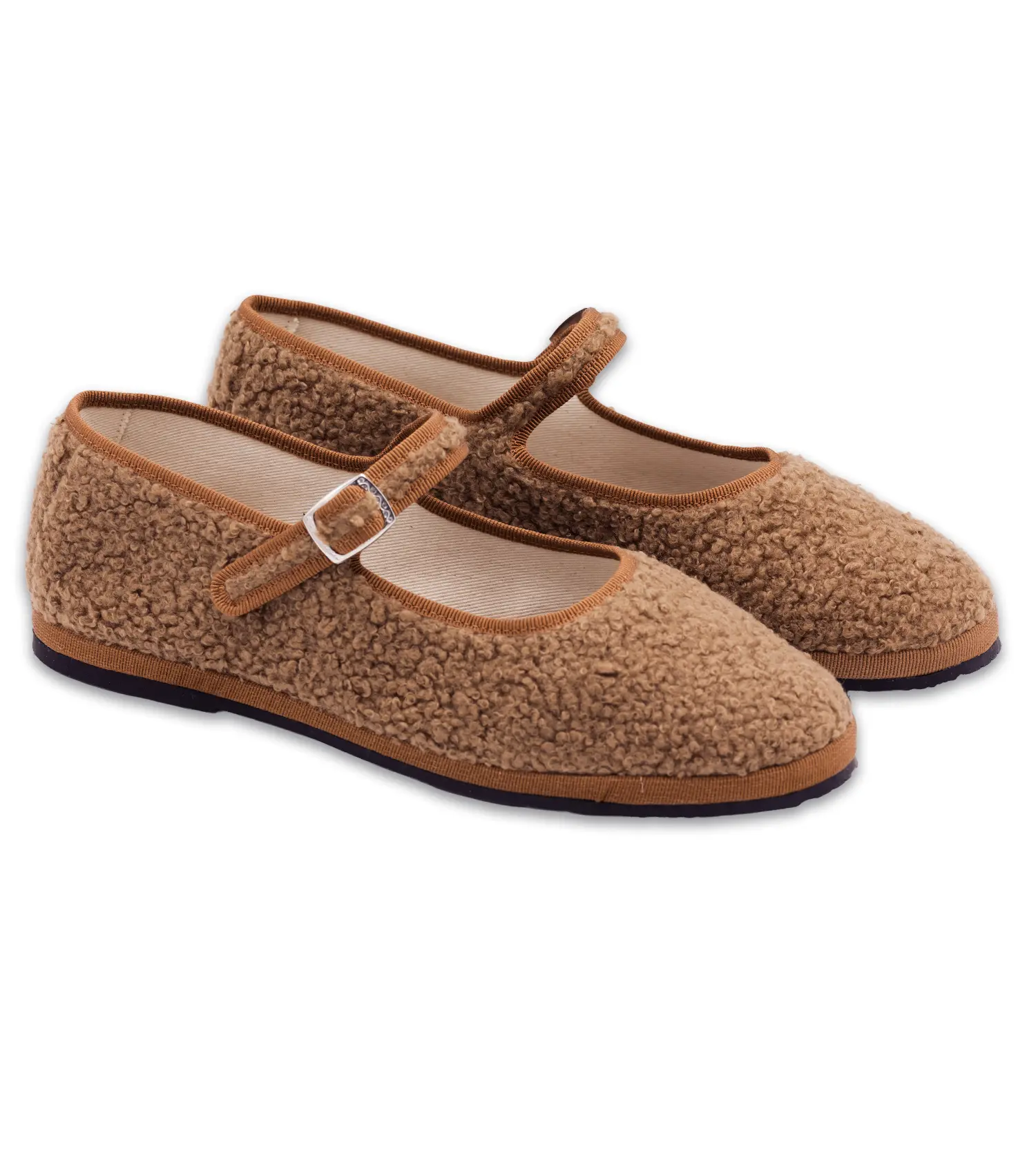 TEDDY BEBÈ – Friulana con laccetto in eco pelliccia teddy