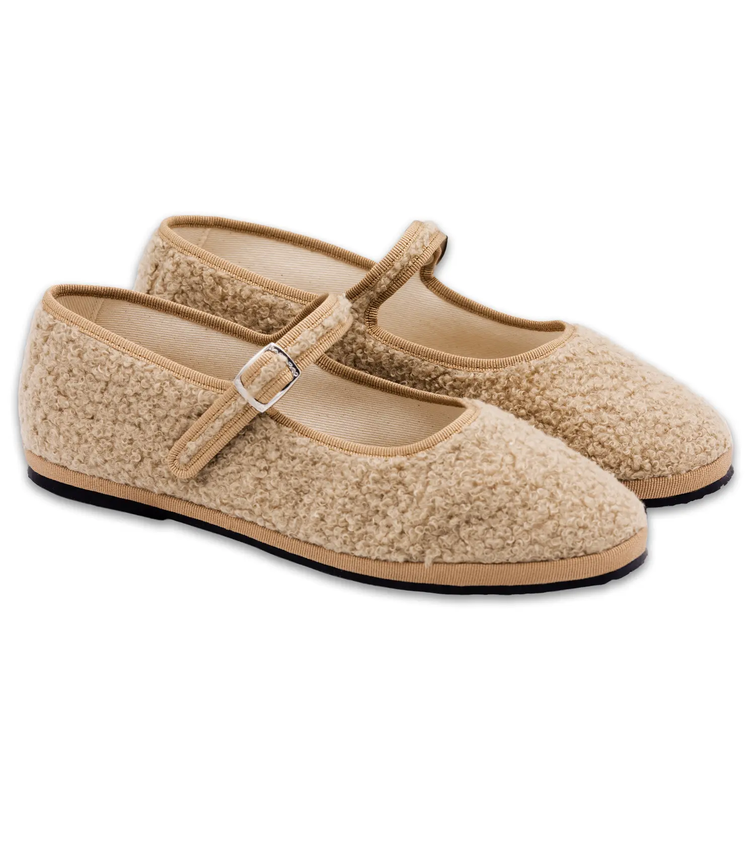 TEDDY BEBÈ – Friulana con laccetto in eco pelliccia teddy
